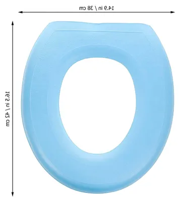 Produktbild von 2 Stück Waschbare und Wiederverwendbare Toilettensitzbezüge aus Eva für Reisen, Dicke Badezimmermatten, Komfortabler Toilettensitzschutz