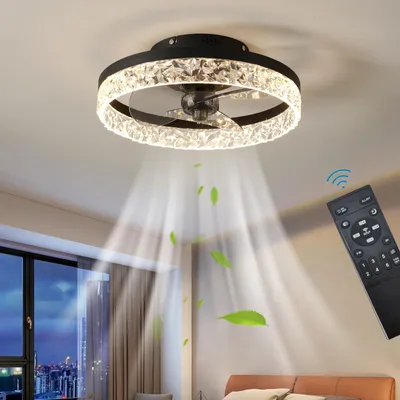 Obrázok produktu pre Tichý stropný ventilátor s osvetlením a diaľkovým ovládaním