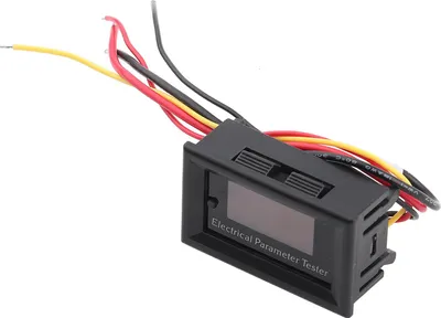 Image de Testeur de paramètres électriques OLED 7 en 1 : tension, ampères, courant, puissance, énergie (33 V/10 A, blanc)