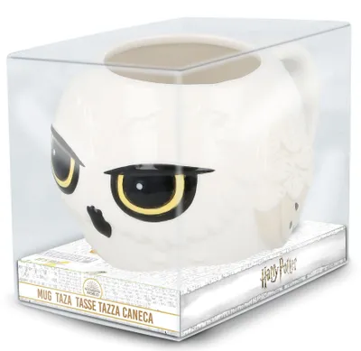 Zdjęcie produktu dla Kubek Storline Harry Potter 3D Hedwiga biały 445 ml