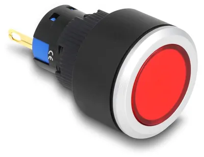 Immagine prodotto di DELOCK 16mm Kunststoff Signallampe rot / Lötversion