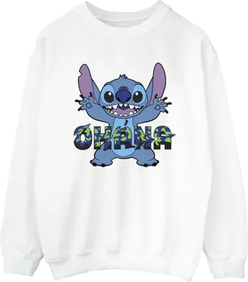 Produktbild von Disney - "Ohana" Sweatshirt für Damen BI22848 (XXL) (Weiß)