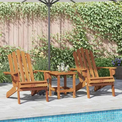 Produktbild von 2 Adirondack-Gartenstühle aus massivem Akazienholz