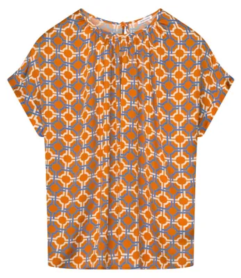 Produktbild von Seidensticker Damen Shirtbluse Regular 1/2 ohne Kragen 100% Viskose