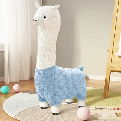 Produktbild von Alpaka Persönliche Cartoon Kinder Komfort Hocker Blau 105cm