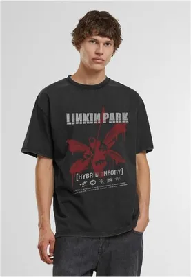 Produktbild von Herren-T-Shirt Mr. Tee Linkin Park Hybrid Theory Vintage Loose Tee, schwarz - Größe M