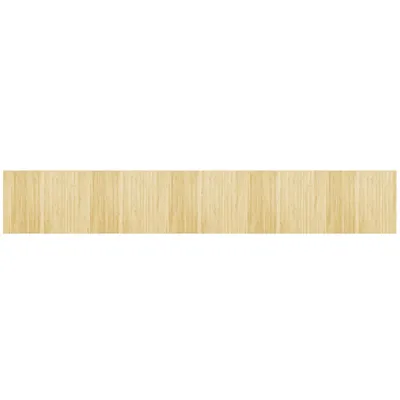 Image de vidaXL Tapis Rectangulaire Clair Naturel 80x500 cm Bambou