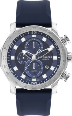 Produktbild von Herrenuhr LEE COOPER LC07631.399 in Marineblau als modisches Geschenk.