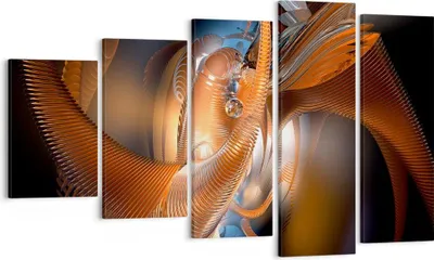 Produktbild von Bild auf Leinwand - Leinwandbild - Grafik konzept abstraktion - 100x60cm - Wand Bild - Wanddeko - Leinwanddruck - Bilder - Kunstdruck - Wanddekoration - Leinwand bilder - Wandkunst - EG100x60-2332
