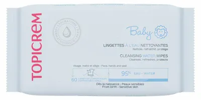 Obrázek produktu pro Vlhčené ubrousky pro děti Baby (Cleansing Water Wipes) 60 ks