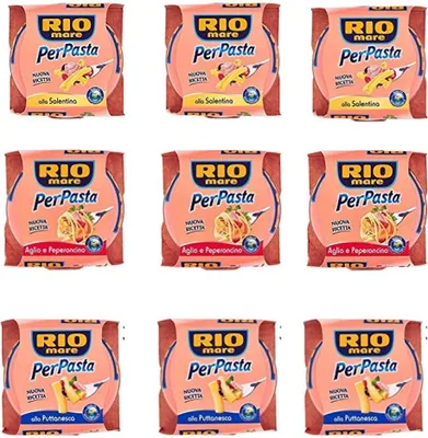 Produktbild von TESTPAKET Rio Mare Per Pasta Thunfisch in Olivenöl gewürz für pasta ( 9 x 160g )