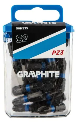 Produktbild von GRAPHITE 56H535 Schrauberbit-Satz 20-tlg Bitset