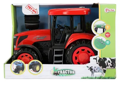 Produktbild von Toi-Toys Traktor Spielzeug mit Licht und Sound - großer roter Traktor