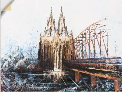 Produktbild von ARTland Wandbild, selbstklebend Köln Impression Größe: 60x45 cm