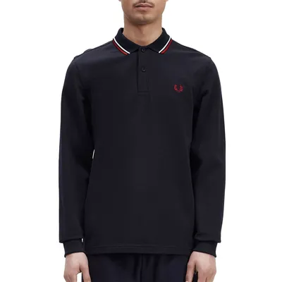 Produktbild von Fred Perry LS Twin Tipped Poloshirt Herren