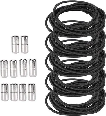 Image de Lacets élastiques en métal, faciles à installer, résistants