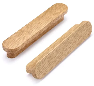 Obrázek produktu pro Solidchoice - 6 kusů dřevěných úchytek na nábytek s roztečí otvorů 128 mm