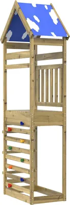 Obrázok produktu pre Herná veža Hnedá 52,5 x 85 x 265 cm Masívne impregnované drevo