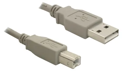 Image de DELOCK USB Cable A -> B St/St 3.00m grau