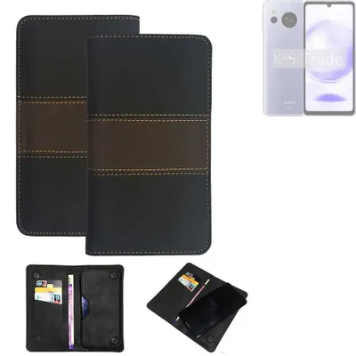 Produktbild von K-S-Trade Hülle Handyhülle kompatibel mit Sharp Aquos Sense8 Schutzhülle Walletcase Bookstyle Tasche Schutz Case Handytasche Wallet Cover