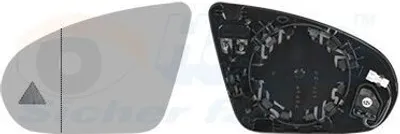 Produktbild von VAN WEZEL Spiegelglas Außenspiegel Links passend für MERCEDES-BENZ A-Klasse (W177) Asphärisch Beheizbar ohne Automatische Abblendung 2946835