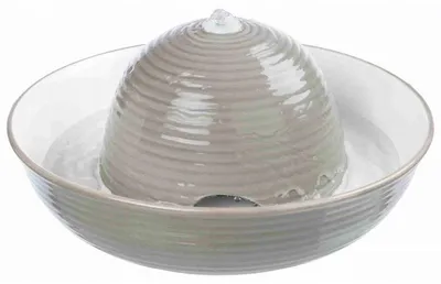 Obrázek produktu pro TRIXIE 24466-30, Automatický podavač vody pro zvířata, Keramický, Šedá, Bílá, Pes, 1,5 l, AC