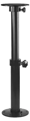 Verstellbarer Tischfuß, höhenverstellbar, 450-700 mm, schwarz, Aluminium