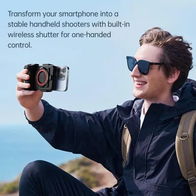 Produktbild von Magnetischer Kameragriff für Smartphones mit drahtlosem Auslöser für Vlog- und Videoaufnahmen