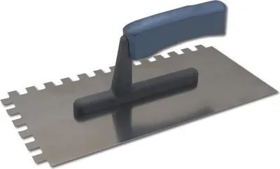 Produktbild von DEWEPRO Zahnkelle 10x10 mm CLASSIC - Edelstahlblatt 270x130mm - rostfrei
