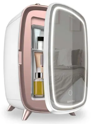 Productafbeelding van Cecotec CoolingBeauty 6000 Spiegelkoelkast, Roze, 6 liter, Elektrisch