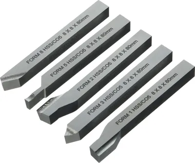 Immagine prodotto di Proxxon Drehstahlsatz,5-tlg, HSS (8 x 8 x 80 mm), 24530