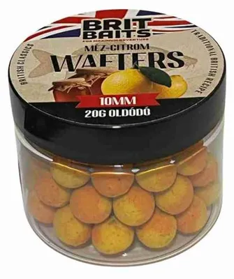 Immagine prodotto di BritBaits Wafters, esca solubile al miele e limone, diametro 10 mm