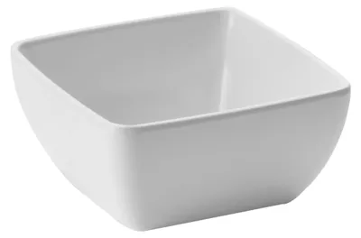 Melamin-Schale, weiß, 13x13x6 cm, 0,5 l, spülmaschinengeeignet