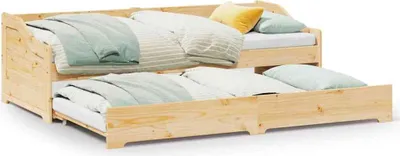 Produktbild von Tagesbett Ausziehbar ohne Matratze IRUN 90x200cm