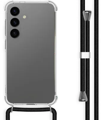 Imagen del producto de Funda trasera transparente con cordón para Samsung Galaxy S24 -