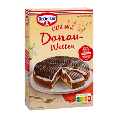 Produktbild von Dr. Oetker Donauwellen zmes na pečenie s višňovým krémom balenie 480g