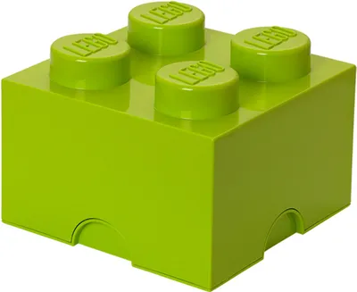 Produktbild von LEGO Aufbewahrungsbox 250 x 250 x 180 mm - hellgrün