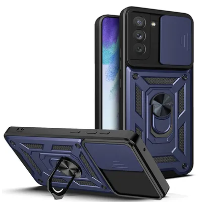 Produktbild von Handyhülle Für Samsung S21 FE Handy Tasche Hülle Outdoor Case TPU Silikon Bumper