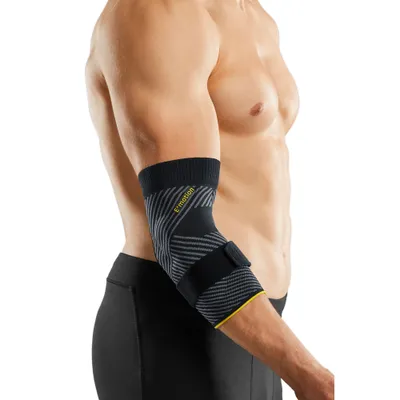 Productafbeelding van Elleboogbandage Epicomed E+motion 3.0, zwart-geel >> Maat V