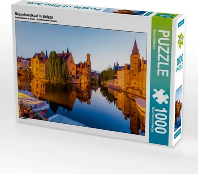 Produktbild von Calvendo Rozenhoedkaai in Brügge 1000 Teile Puzzle quer 640x480mm, Dieterich Werner; 7390434