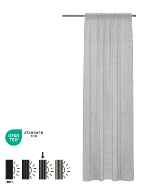 Produktbild von Gardine Noa Halbtransparent HOOMstyle 140x270cm - Kräuselband - Grau
