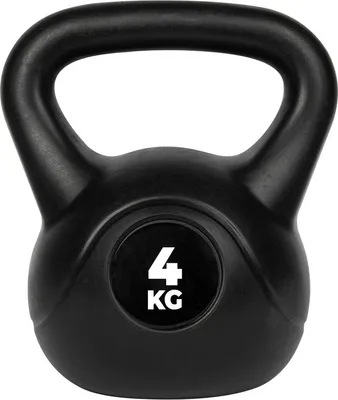 Obrázek produktu pro VirtuFit PVC kettlebell 4 kg černý
