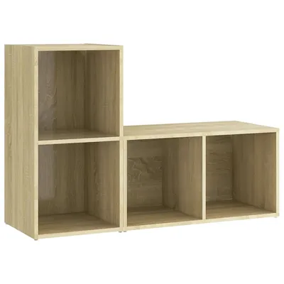 Produktbild von TV-Schränke 2 Stk. Sonoma-Eiche 72x35x36,5 cm Holzwerkstoff