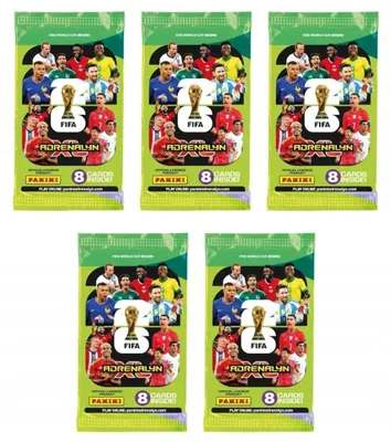 Produktbild von PANINI FIFA WORLD CUP 2026 SET OF 40 CARDS, 5 packs, CARDS IN PACKS