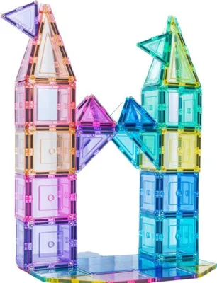 Obrázok produktu pre Learn & Grow Magnetická stavebnice - Builders Pack PASTEL (112 ks)