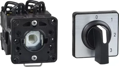 Obrázek produktu pro Schneider Electric stupňový spínač, 1p, 45°, 12 A, pro zařízení s průměrem 22 mm K1D004QCH