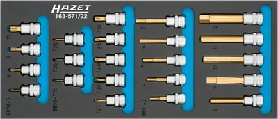 Produktbild von HAZET 163-571/22, 22 Stück(e)