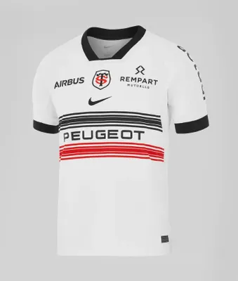 Image de Maillot de déplacement réplique du Stade Toulousain, couleur blanche, taille XL