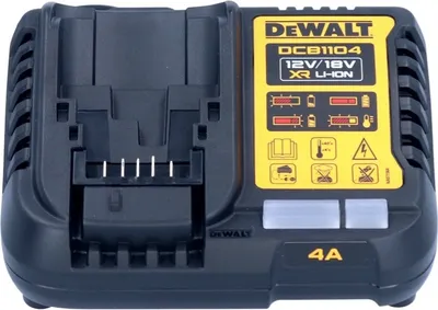 Produktbild von DEWALT Starter-Kit DCB1104D2-QW 2x Akkus 2,0Ah DCB183 und 1x Schnellladegerät DCB115