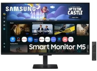 Zdjęcie produktu dla Samsung M50F, 68,6 cm (27"), 1920 x 1080 px, Full HD, LCD, 5 ms, Biały